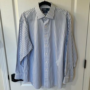 Polo by Ralph Lauren Regent Custom Fit Dress Shirt Size 18 34/35